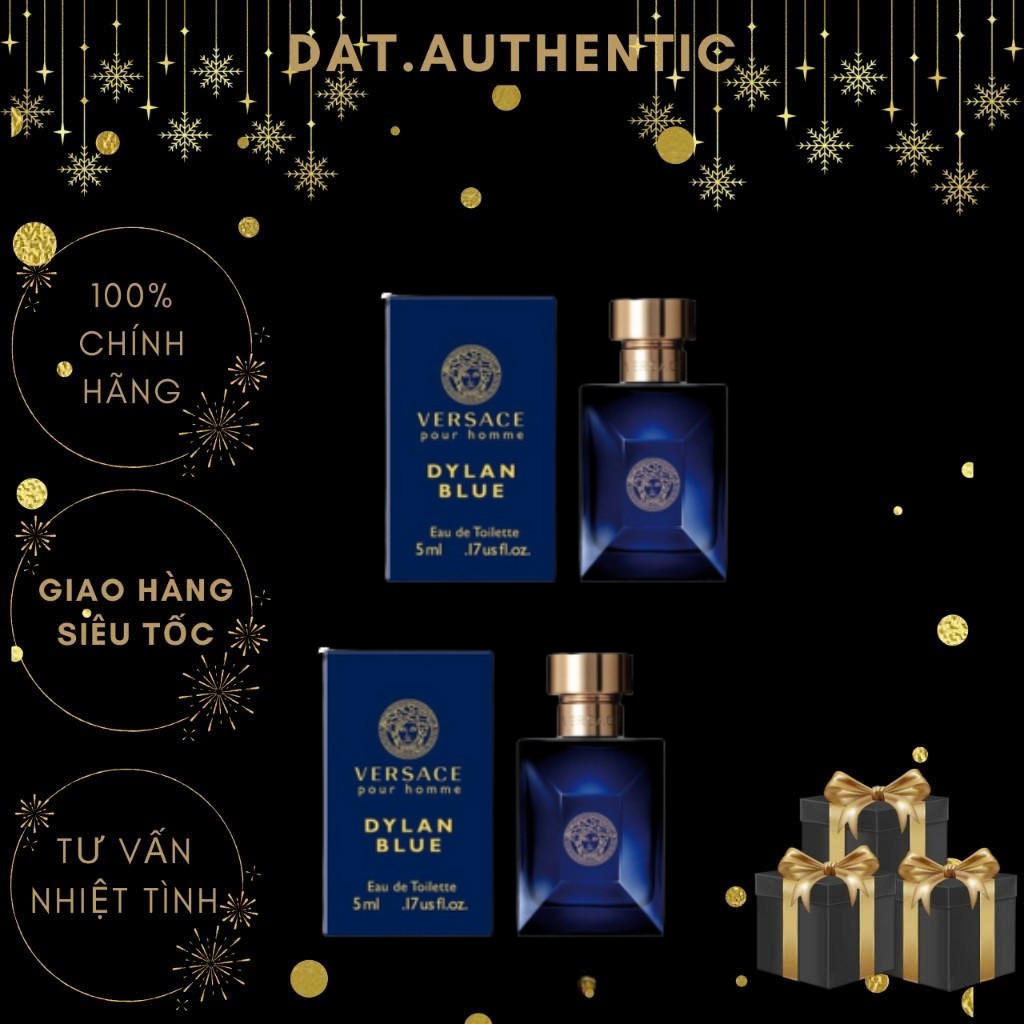 [Mini] Nước hoa Nam Versace-Versace Blue Dylan 5ml