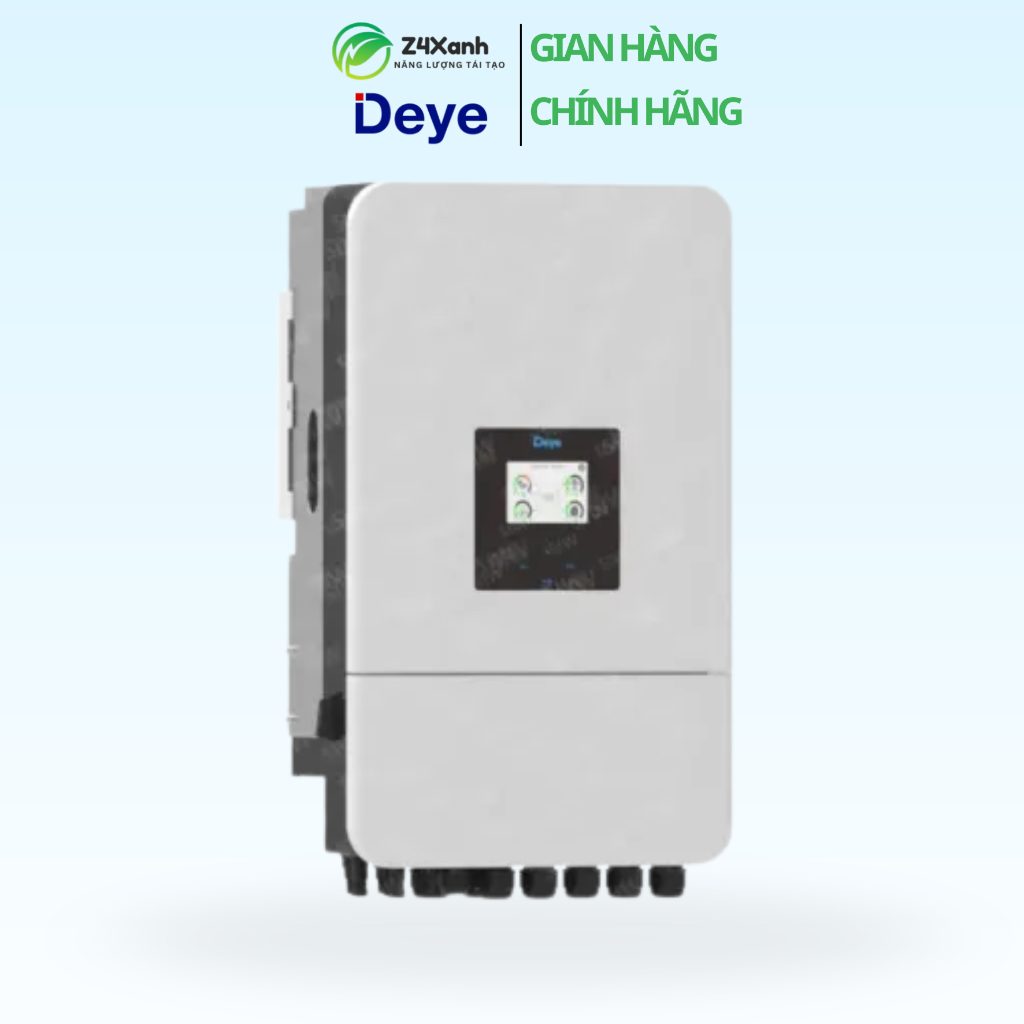 Hybrid solar inverter DEYE hòa lưới có lưu trữ 1 pha 8kW | SUN-8K-SG05LP1-EU-SM2