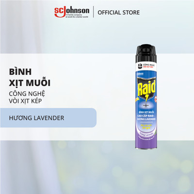 RAID Bình Xịt Muỗi Hiệu Quả Tốt Bảo Vệ Dài Lâu 520ml