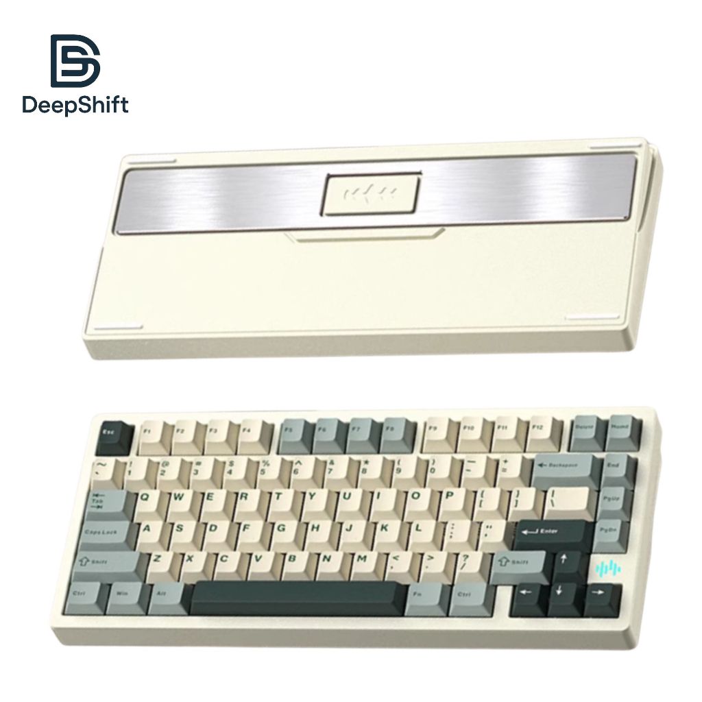 Bàn phím cơ Wave75 Kết Nối 3 Mode,Ball catch, Full Nhôm, Led RGB, Pin 8000 - BH 12 Tháng PMO WAVE 75