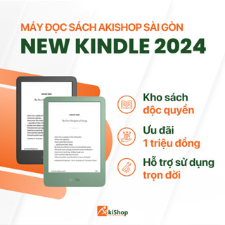 Máy Đọc Sách Kindle Basic 2024 16GB Nhỏ Gọn Hàng Có Sẵn Hỏa Tốc HCM