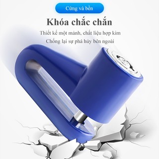 Khóa chống trộm xe máy MJY khóa phanh đĩa thông minh an toàn cao hạn chế dắt trộm bền chắc dễ sử dụng