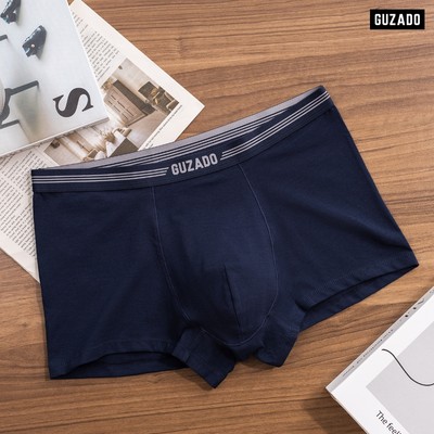Quần Boxer Nam Guzado Mẫu Cotton Bamboo Kháng Khuẩn Cực Tốt,Co Giãn Thoải Mái GBX02-GIBX25A002