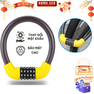Khóa Dây Mã Số Cho Xe Đạp Xe Máy Chất Liệu Dây Thép Chắc Chắn Chống Cắt Đổi Được Mật Khẩu