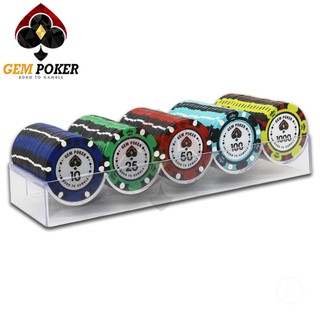 KHAY 100 CHIP POKER ACRYLIC (KHÔNG KÈM CHIP)