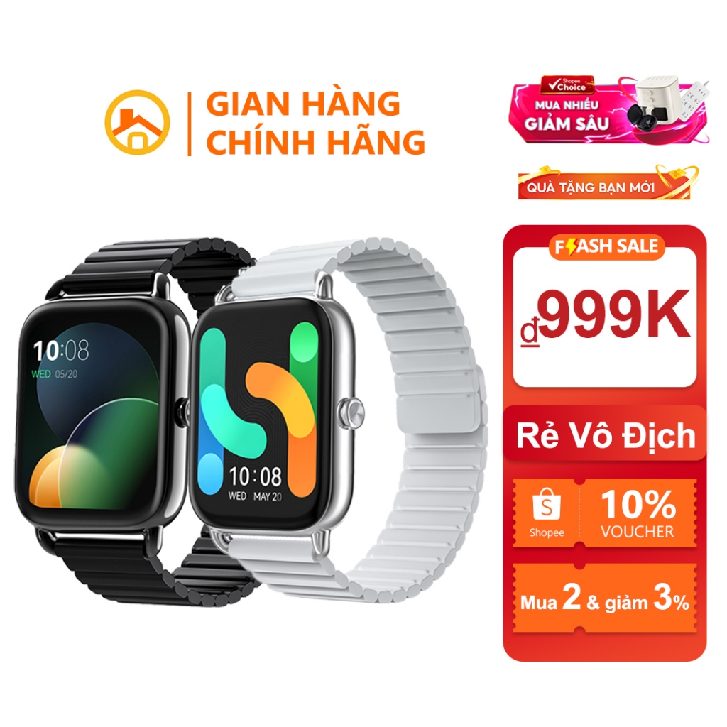 Đồng Hồ Thông Minh Haylou LS11 Bluetooth 5.3 - Chống Nước Chuẩn 5ATM | Màn Hình AMOLED