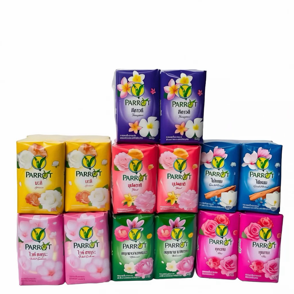 6 BÁNH XÀ BÔNG Parrot Botanicals THÁI LAN mix màu ngẫu nhiên