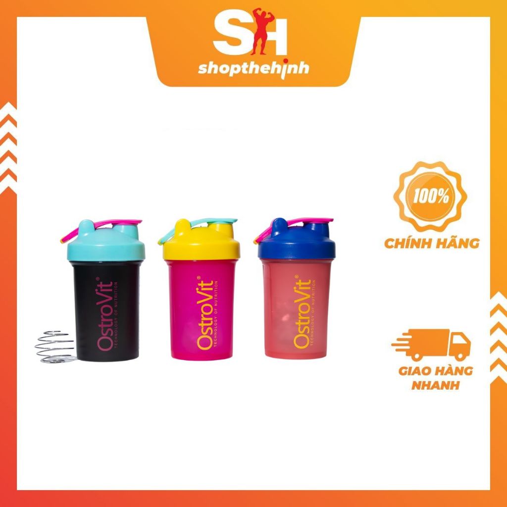 Shaker Premium (450ml) - Shaker, Bình Nước Thể Thao, Dành Chạy Bộ, Tập Gym, Chơi Thể Thao