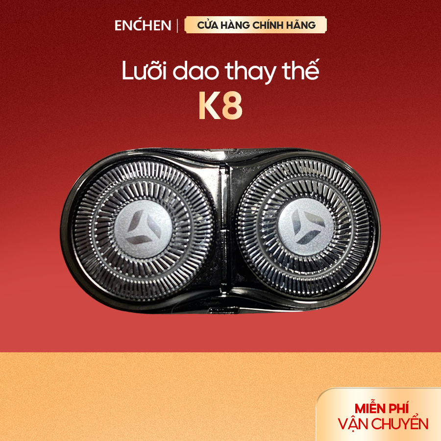 Đầu cạo râu thay thế cho máy cạo râu Enchen K8 (chỉ có đầu cạo, không bao gồm máy cạo râu)