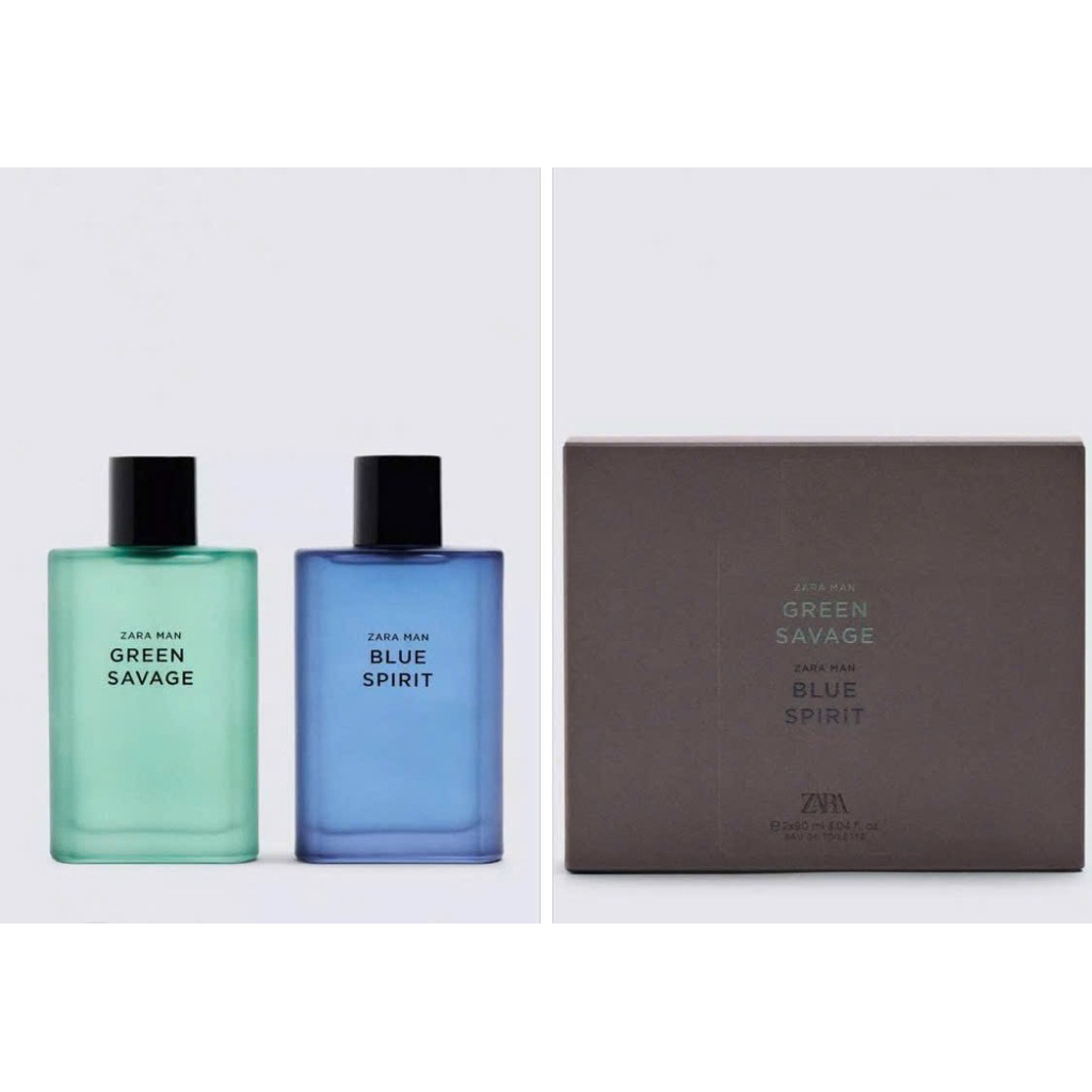20ml 90ml ZARA GREEN SAVAGE + BLUE SPIRIT - Nước hoa Nam