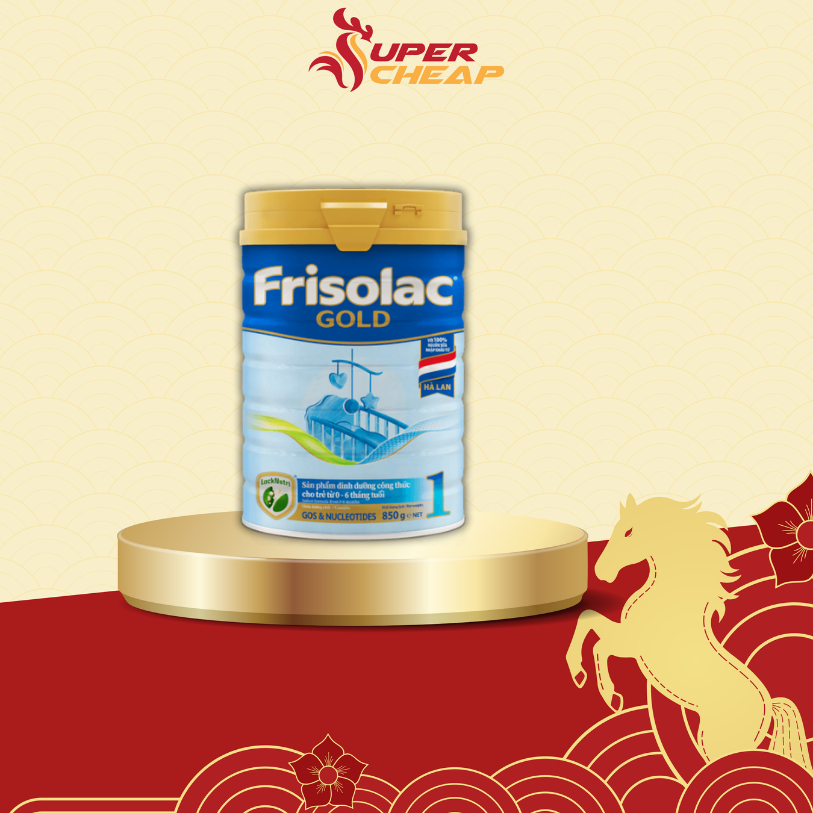 Sữa Bột Frisolac Gold 1 850G Cho Bé Từ 0 Đến 6 Tháng Tuổi