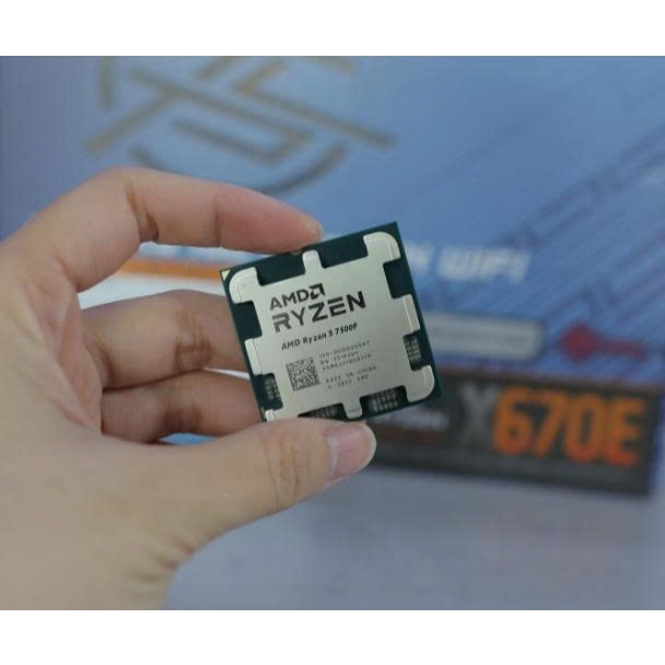 CPU AMD Ryzen 5 7500F/  Ryzen 7 7800x3d AM5 chạy Ram 5 - Tray chính hãng Full VAT