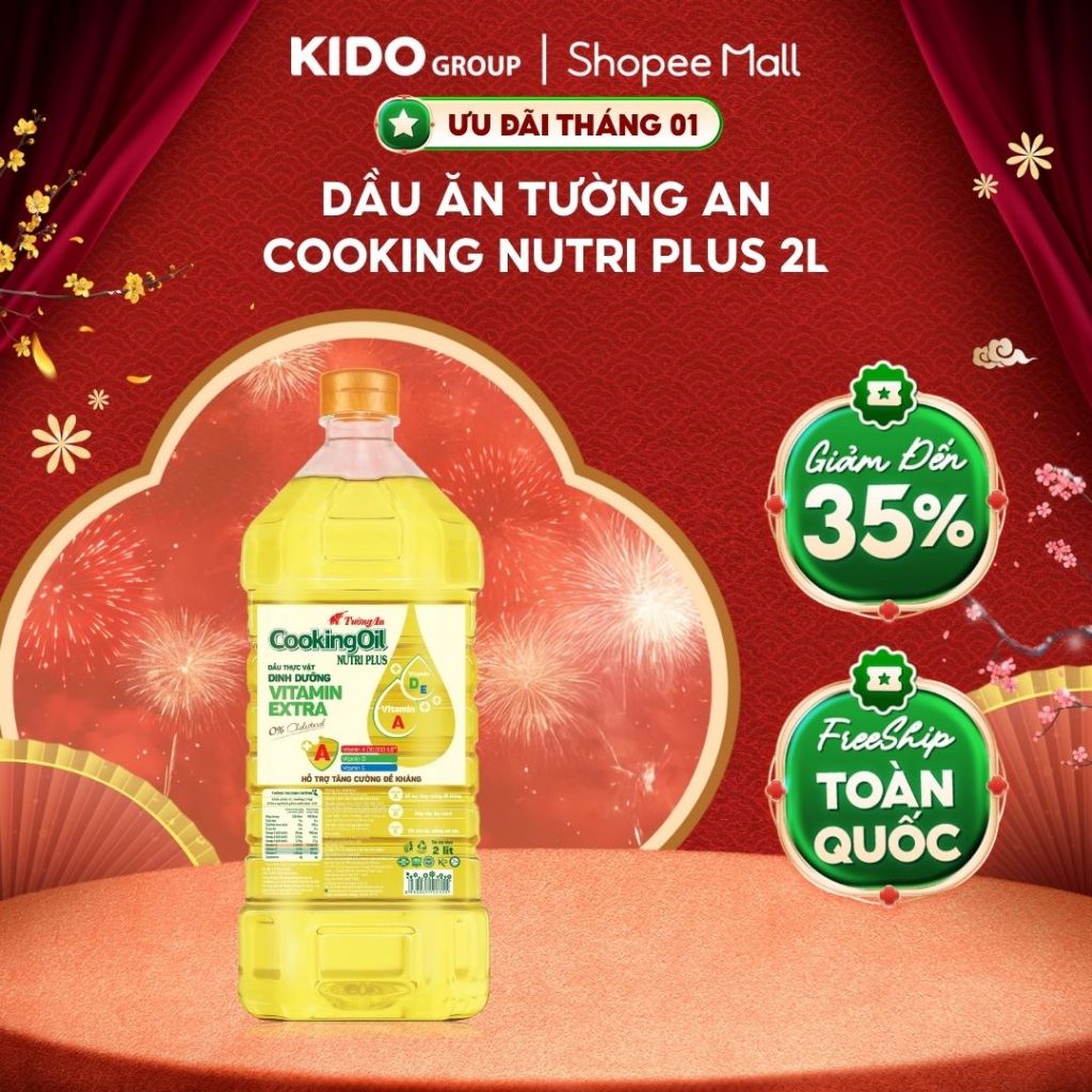 Dầu Ăn Tường An Cooking Nutri Plus 2L