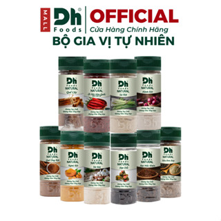 Bộ Gia Vị Tự Nhiên Nguyên Chất DH FOODS Gừng Bột, Hành Bột, Sả Bột, Tỏi Bột, Nghệ Bột, Ớt Bột Hàn Quốc, Tiêu Đen Xay
