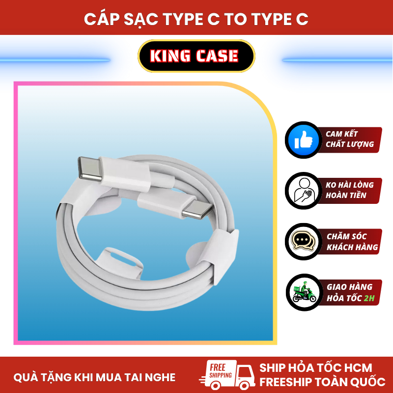 [TẶNG] Cáp Sạc Type C to Type C - PRO 2 1563E