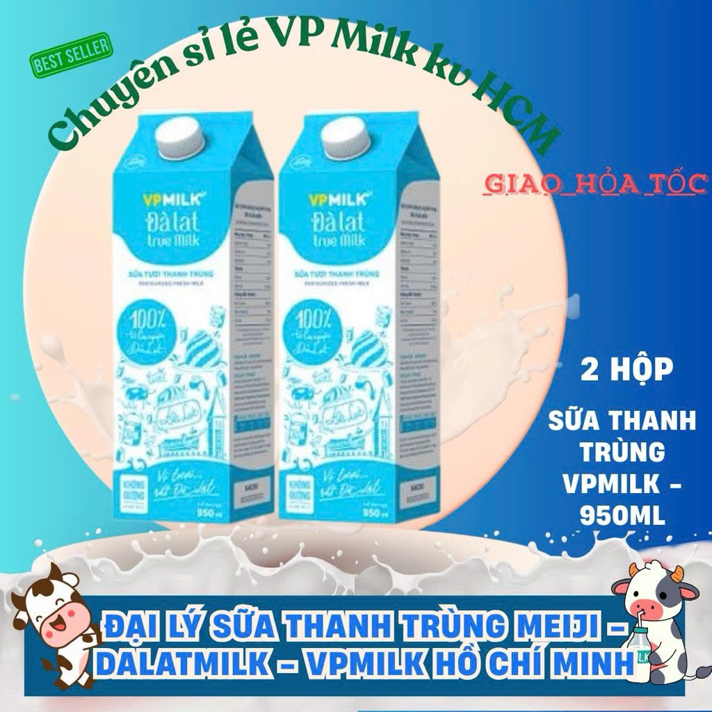 Combo 2 Hộp - Sữa VPMilk hộp 950ml -2 hộp