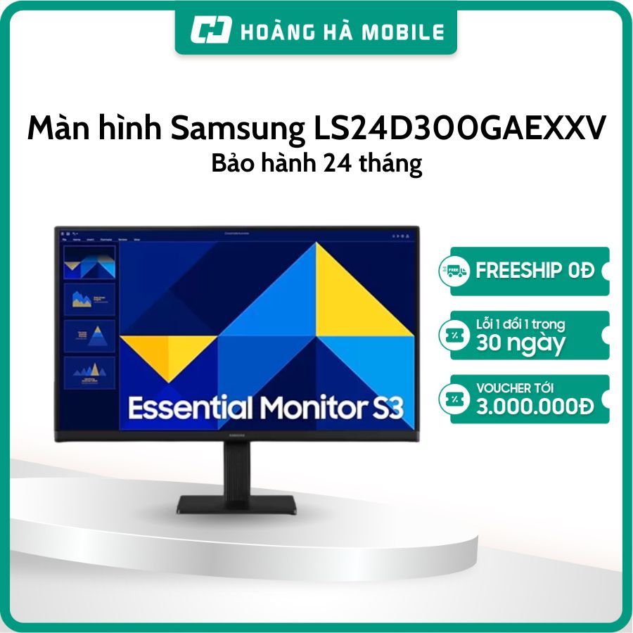 Màn hình Samsung LS24D300GAEXXV// LS27D300GAEXXV (24 - 27 inch/FHD/IPS/100Hz/5ms) - Bảo hành chính h