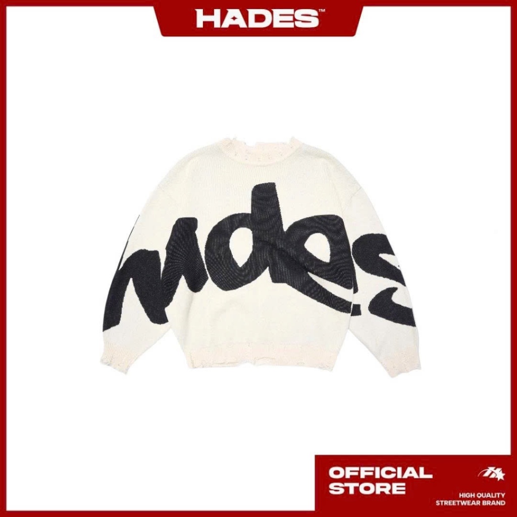 HADES Brand chính hãng Áo sweater tay dài knit unisex - HADES Rebel Sweater Knit