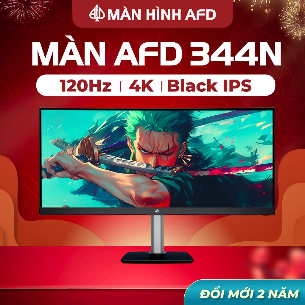 Màn hình máy tính AFD 344N Ultrawide 34'' 4K IPS Black 120Hz - Chuyên Đồ Họa