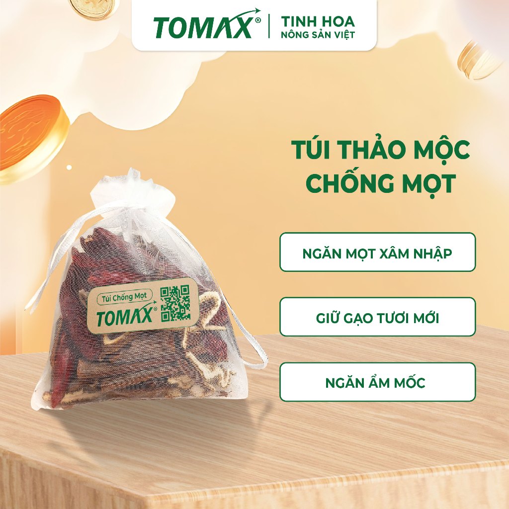 [TẾT 2026] [QUÀ TẶNG] Túi Chống Mọt Gạo Deli Rice - 100% Thảo Mộc Tự Nhiên, Xua Mọt, Khử Mùi, Chống 