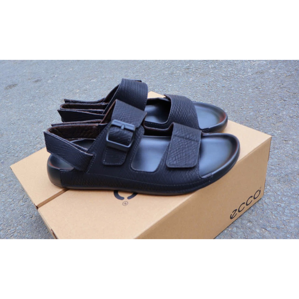 Dép nam quai ngang ecco fullbox