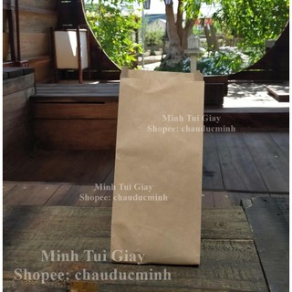 Túi giấy bánh mì kraft nâu