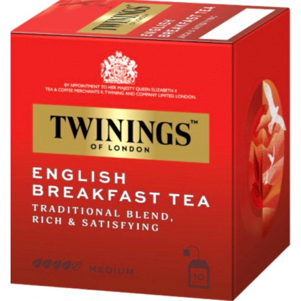Trà Túi Lọc Twinings - English Breakfast Tea - Hộp 10 Gói 2G