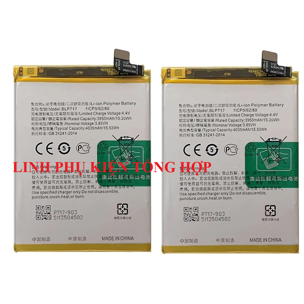 PIN OPPO BLP717 (RENO Z) ZIN BẢO HÀNH CHU ĐÁO