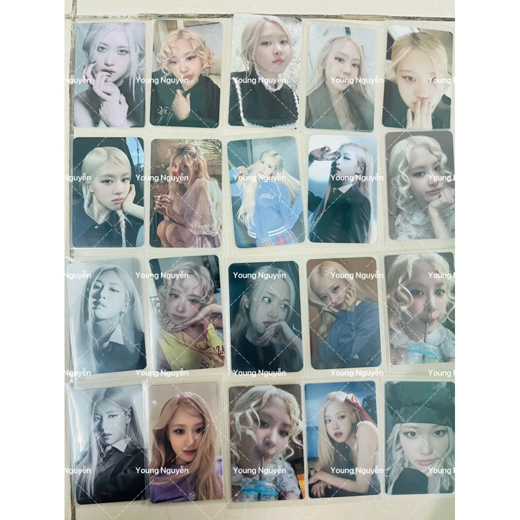 [CHÍNH HÃNG] TỔNG HỢP CARD OFF ROSÉ BLACKPINK