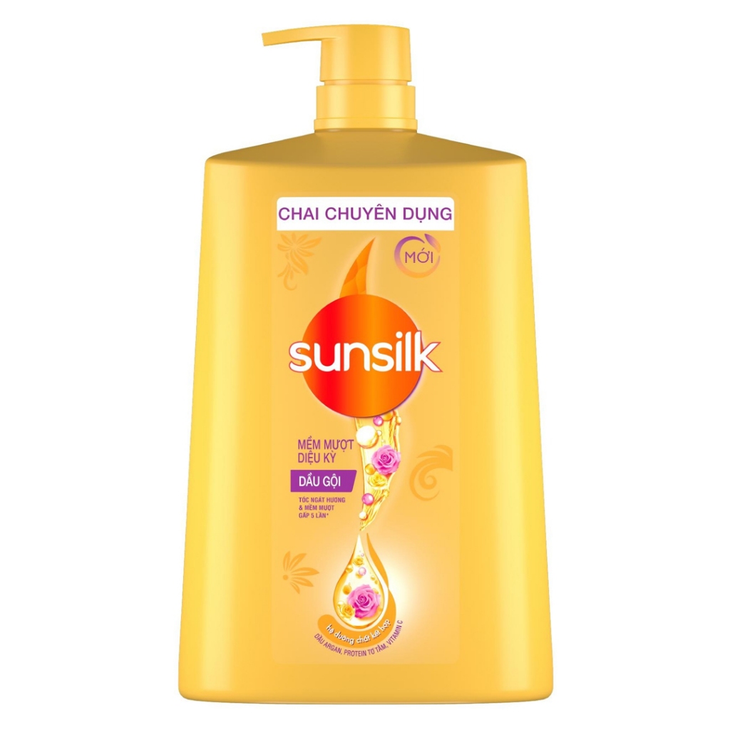 Dầu Gội Sunsilk - Chai 900G - Vàng-Mềm Mượt
