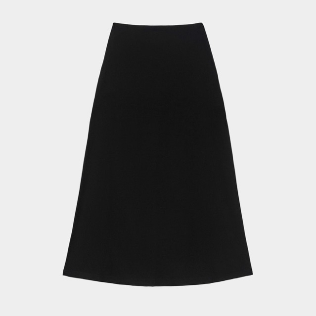 ( MIDI SKIRT ) Chân váy cạp thấp, ngang trơn đơn giản| BAHYCHIC