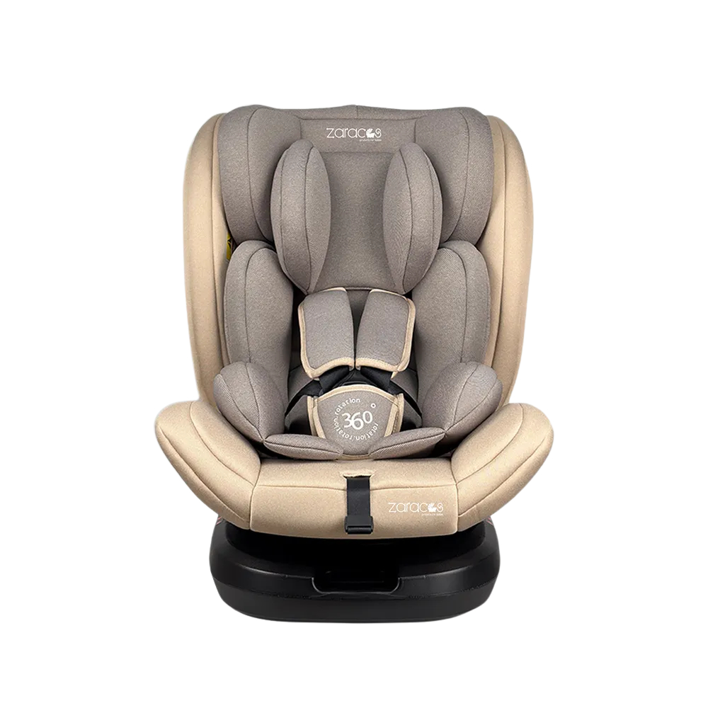 Ghế Ngồi Ô Tô Zaracos Corvin 5406 – Xoay 360° Màu Be