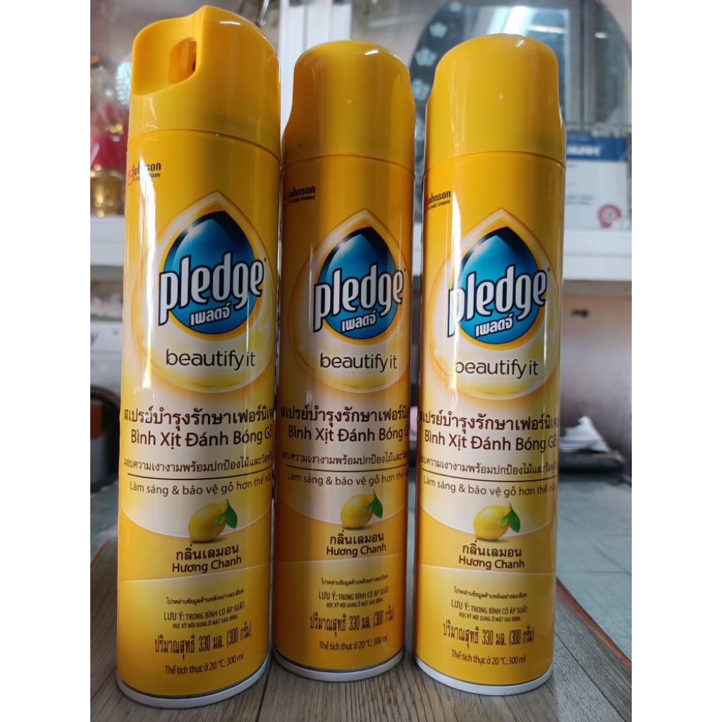 lau bóng gỗ Pledge