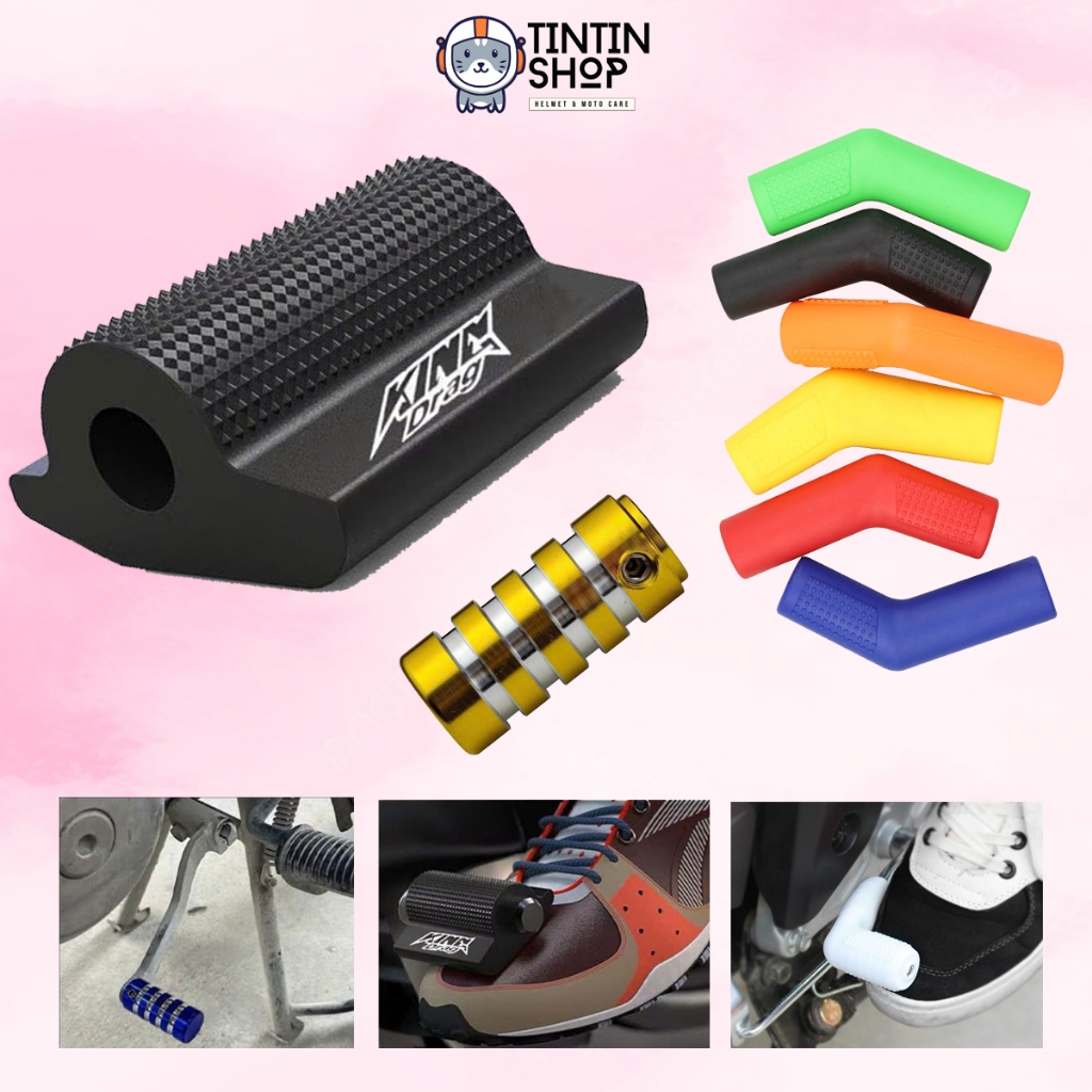 Miếng Cao Su Đồ Bọc Cần Số Đi Côn Tay Số Gãy, Chất Liệu Nhôm CNC (3 Mẫu)
