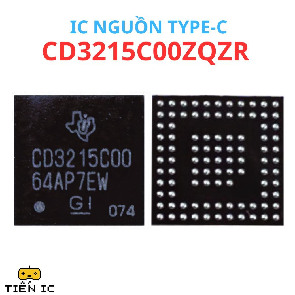 IC CD3215 CD3215C00 CD3215C00ZQZR CD3215C00Z IC QUẢN LÝ CỔNG TYPE-C (ACE CONTROLLER) thay thế cho ip