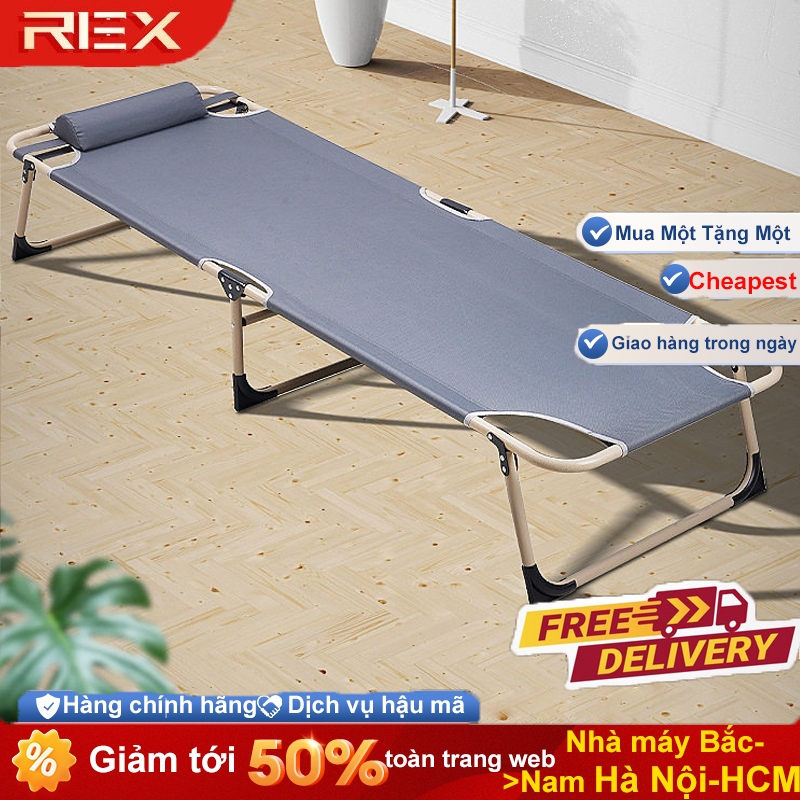 REX giường gấp gọn thông minh Giường Xếp Văn Phòng Giường Gấp Khung Thép Chất Liệu Chất Lượng Cao