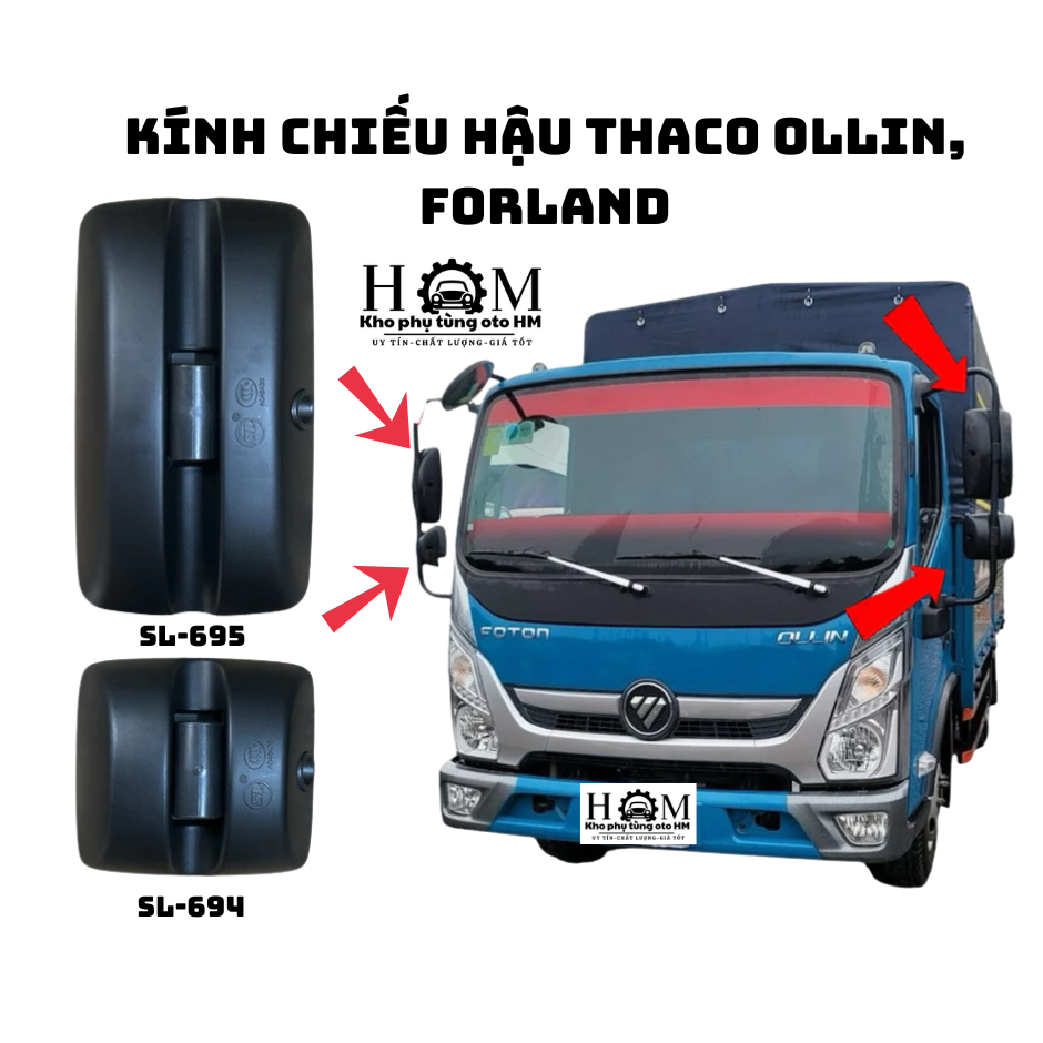 Gợi ý các mẫu gương ô tô tải chất lượng hiện nay