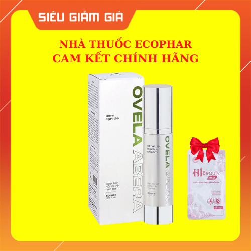 Kem rạn da Ovela Abera - Ngừa rạn mới, giảm rạn cũ, dưỡng ẩm, giảm nhăn, săn chắc da - NT ECOPHAR