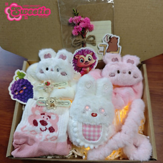 [HOẢ TỐC HCM] Set quà tặng thỏ hồng, set quà tặng lễ 8/3 20/10, quà tặng sinh nhật cho bạn gái cute