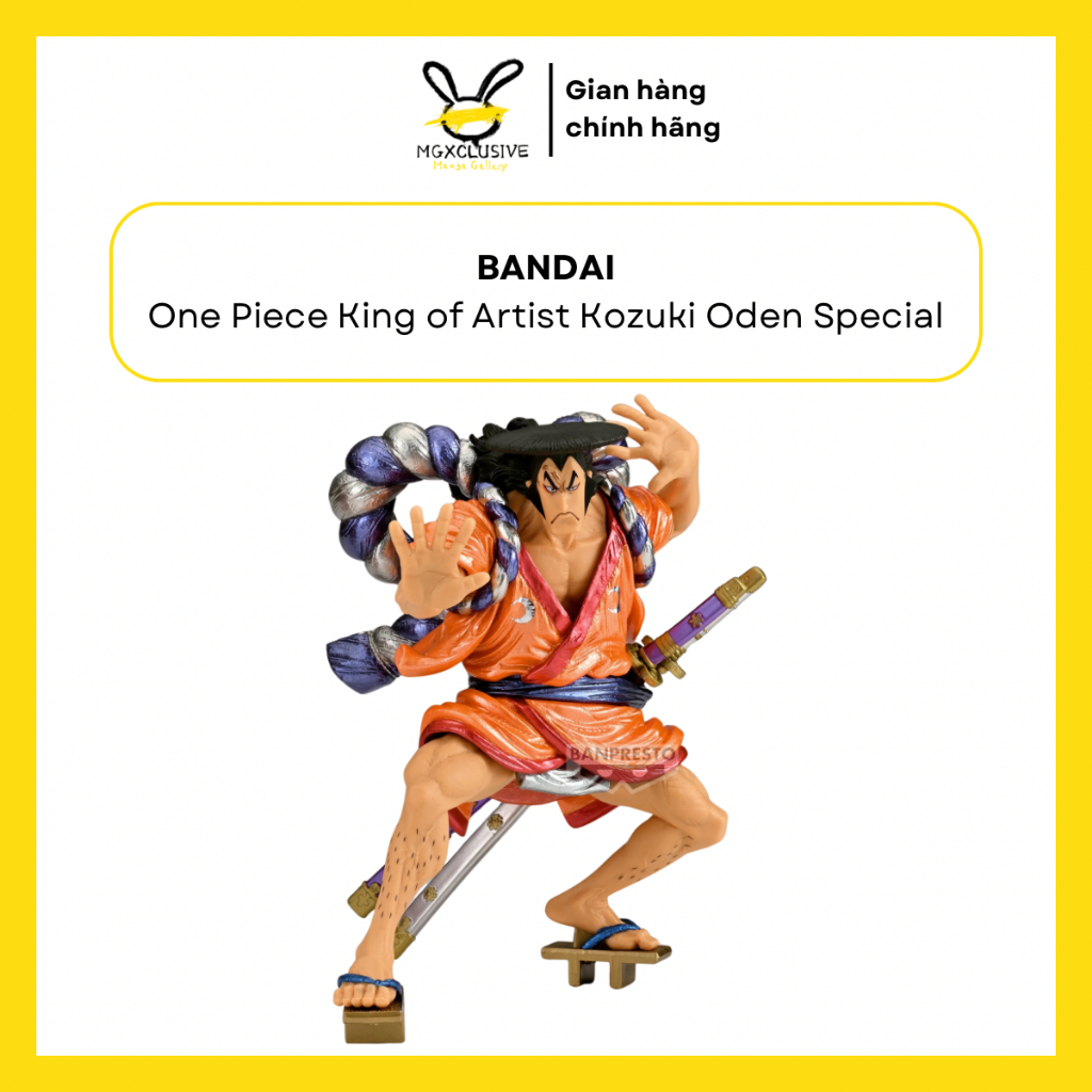 Mô Hình Chính Hãng Bandai King Of Artist - One Piece Kozuki Oden Special Ver.