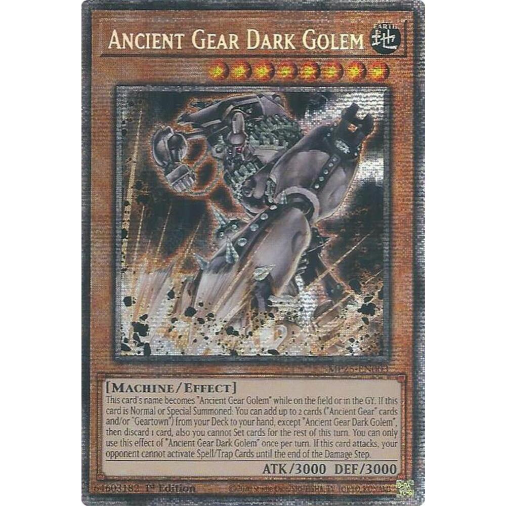 Thẻ Bài YuGiOh Mã MP25-EN003 - Ancient Gear Dark Golem - Effect Monster - Secret Rare