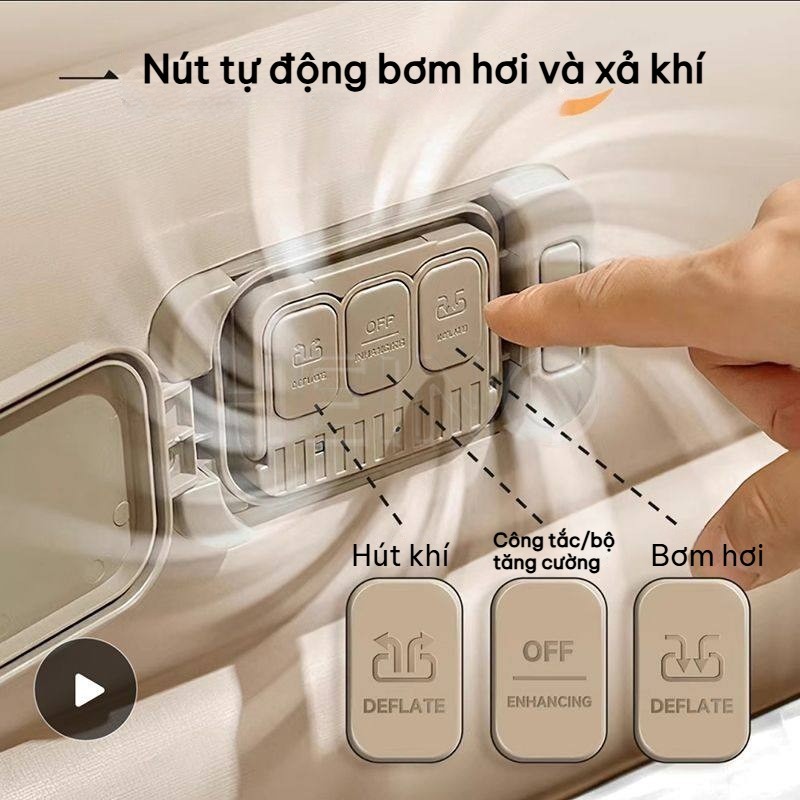 HEINO Nệm Hơi Điện Du Lịch Gọn Nhẹ Chống Thấm Bơm Xả Hơi Nhanh Bền Chắc Cho Cắm Trại Tặng Túi Đựng | BigBuy360 - bigbuy360.vn