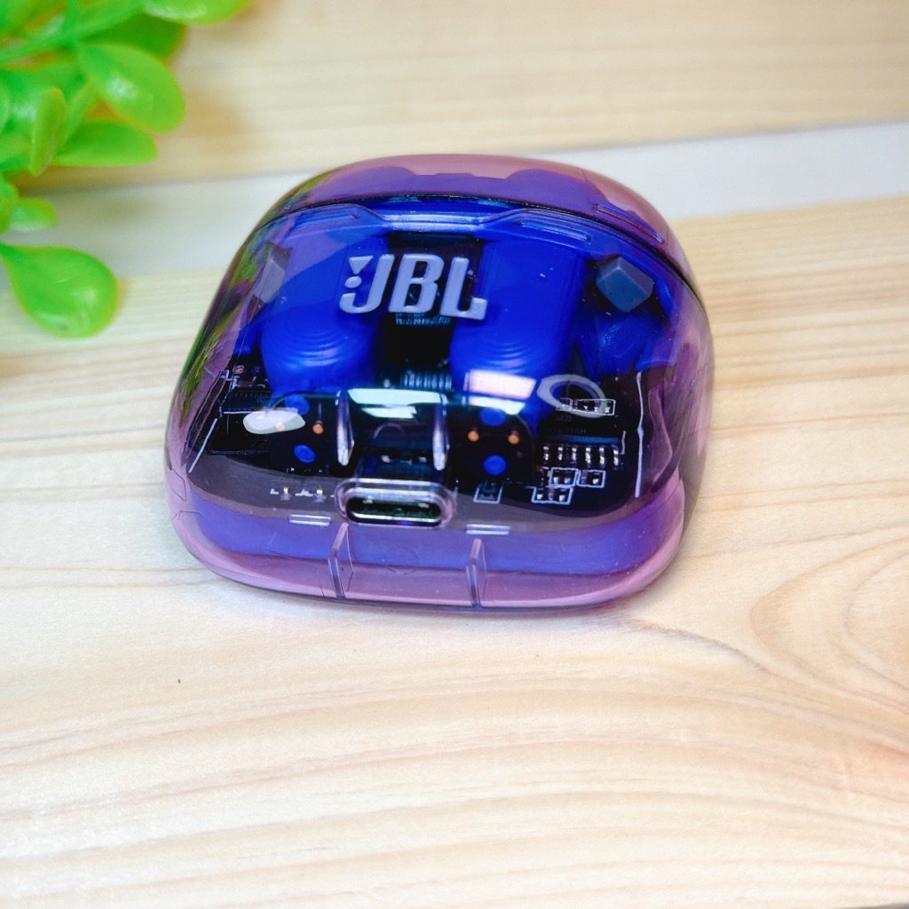 [LẺ ĐỐC SẠC] Hộp Sạc Thay Thế Cho JBL Tune Flex - Phiên Bản Ghost (Trong Suốt)