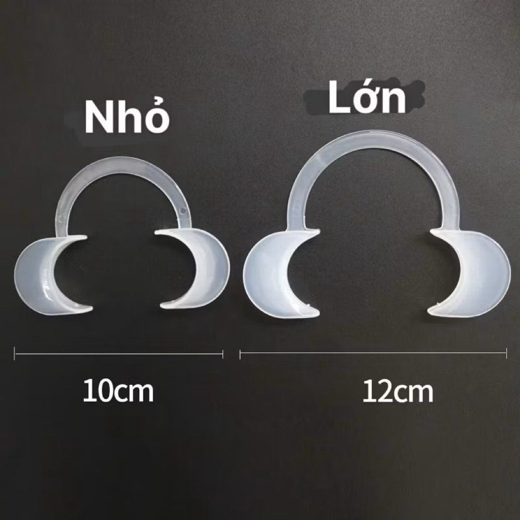 Banh miệng nha khoa-banh miệng chữ C Silicon Mềm Nhỏ / Vừa Dental Orthodontic Mouth Retractor