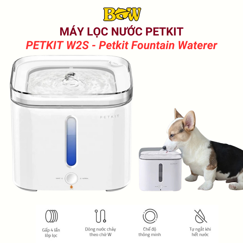 Máy lọc nước cho thú cưng Petkit W2S - Petkit Fountain Waterer