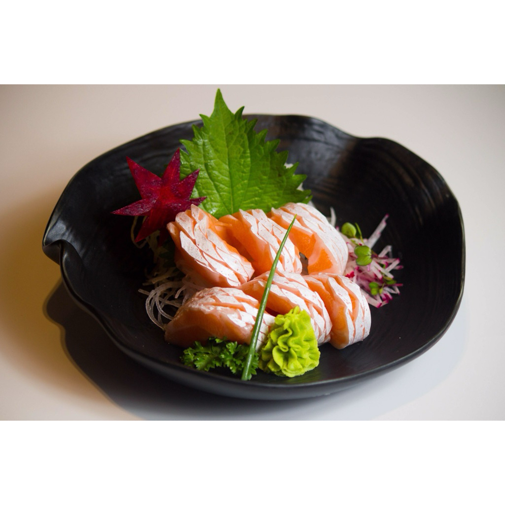 Sashimi Bụng Cá Hồi 100gr - Salmon Belly Sashimi