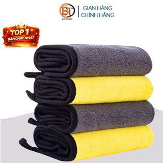 Khăn lau xe microfiber 3m cao cấp không rụng lông, khăn lao ô tô, xe hơi, xe máy chuyên dụng siêu thấm cao cấp