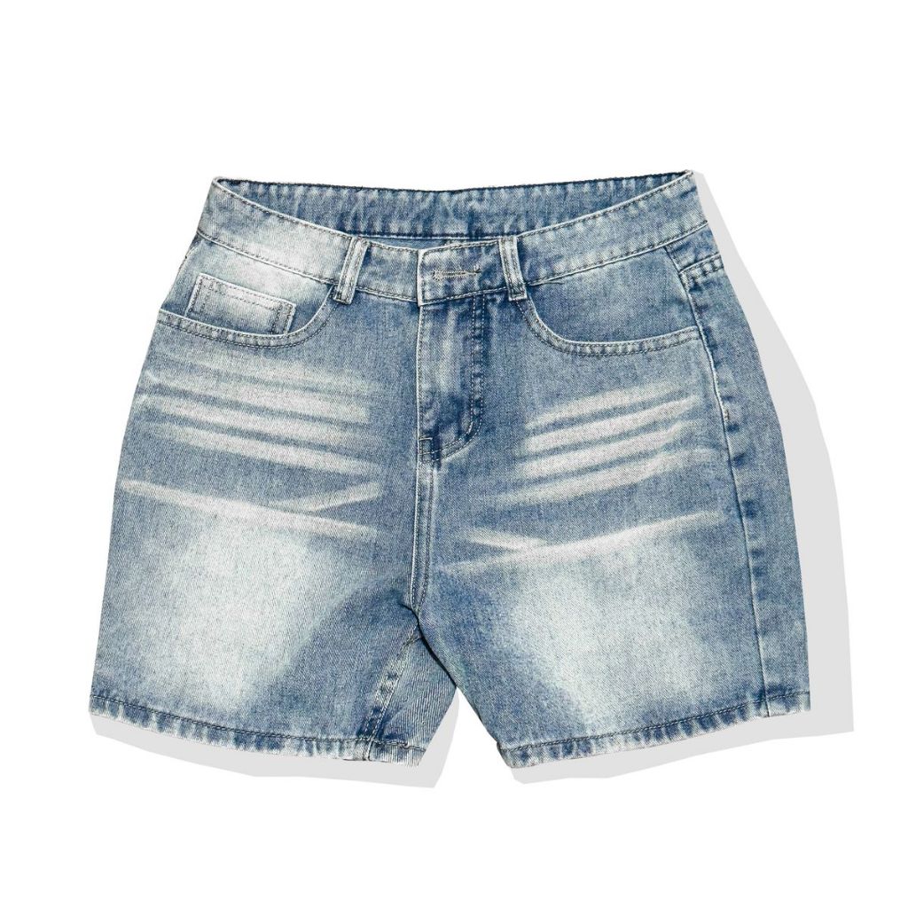 Quần Short Jean Nam Lửng Trên Gối Cotton Quần Lửng Jean Dành Cho Nam apmen QSJN241 mẫu mới