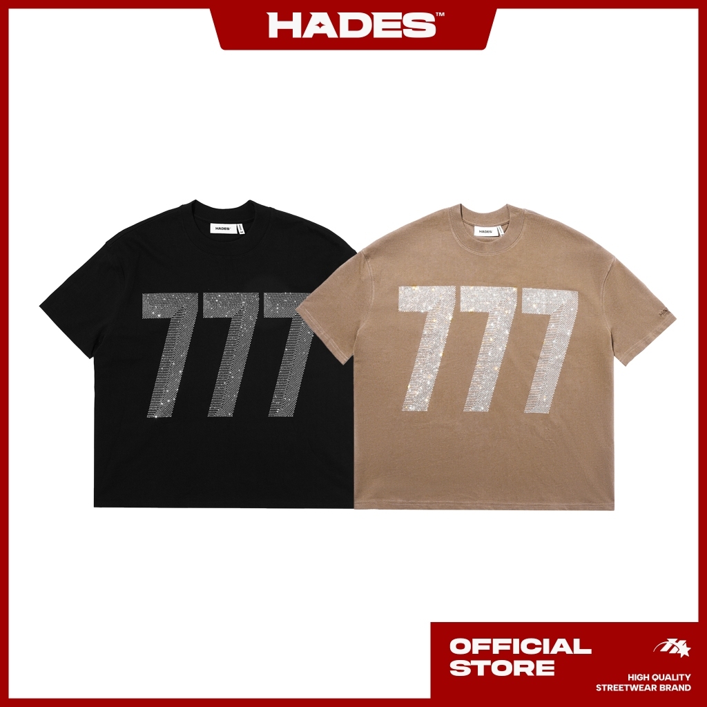 HADES BRAND CHÍNH HÃNG - ÁO THUN UNISEX HADES TRIUMPH 777 TEE 100% COTTON