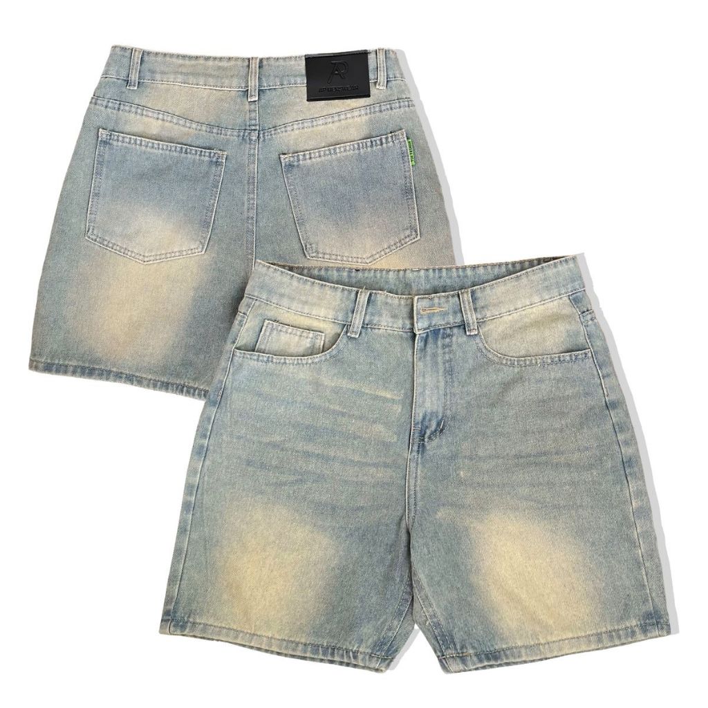 Quần Short Jean Nam Lửng Trên Gối Cotton Quần Lửng Jean Dành Cho Nam apmen QS6J240 mẫu mới